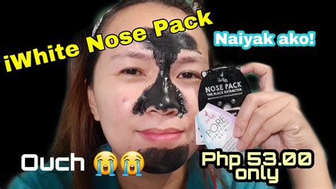 IWhite Korea Nose Pack Blackheads And Whiteheads Remover Review YouTube