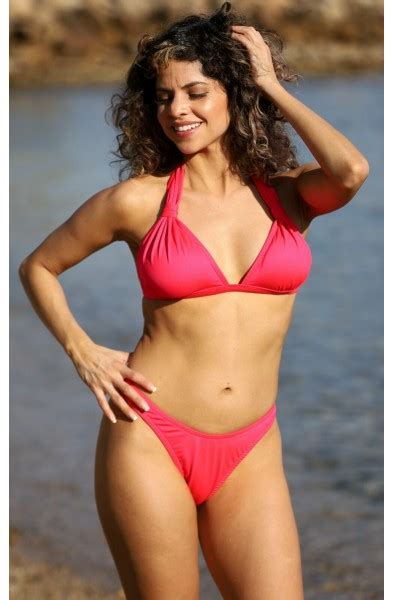 Barcelona Halter Thong Bikini In Watermelon BB Y