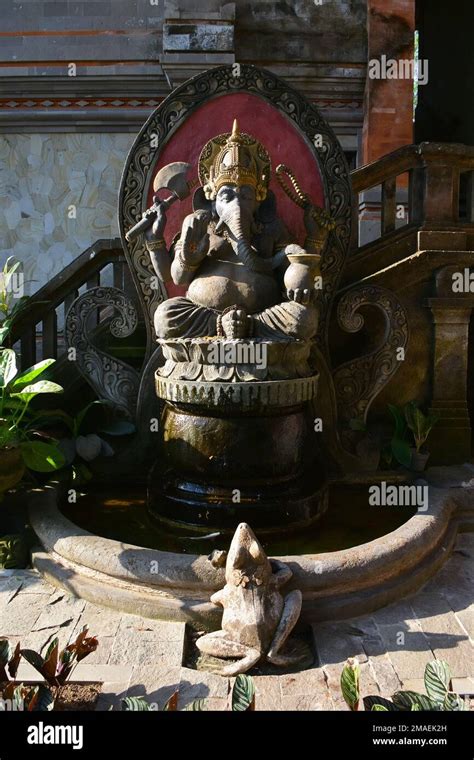 Ganesha Statue Ubud Gianyar Regency Bali Indonesia Asia Stock