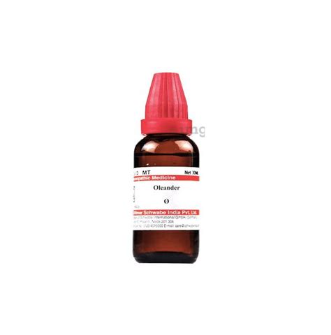 Dr Willmar Schwabe India Oleander Mother Tincture Q Buy Bottle Of