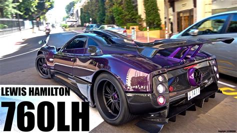 Lewis Hamilton Driving His Pagani Zonda 760lh In Monaco Monaco