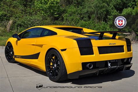 Yellow Twin Turbo Gallardo Superleggera on HRE Wheels - autoevolution