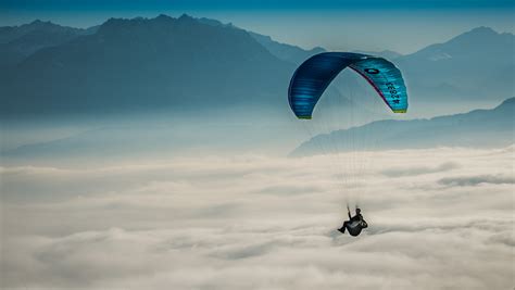 Fond d écran des sports ciel des nuages bleu Le parapente Vol