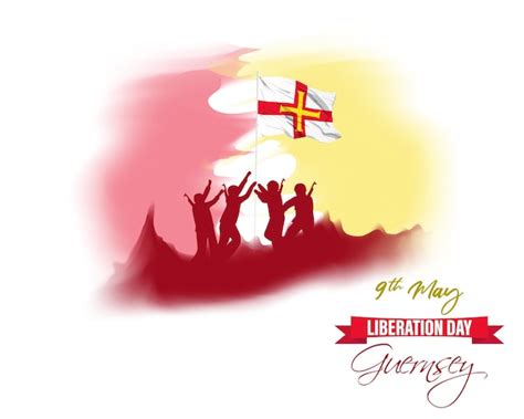 Premium Vector Vector Illustration For Happy Liberation Day Guernsey