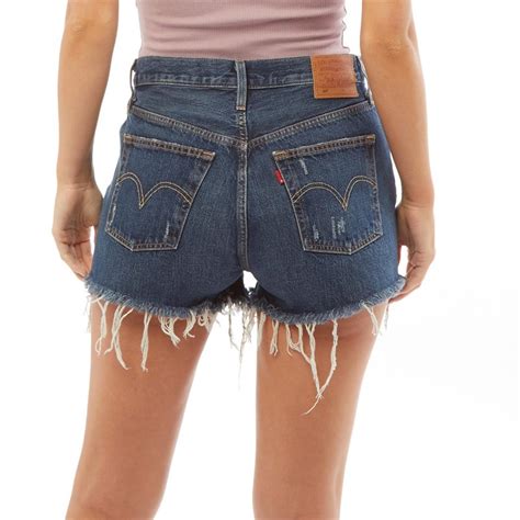 Buy Levis Womens 501 Original Shorts Silver Lake