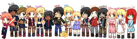 The hunger games characters by CamiIIe on DeviantArt