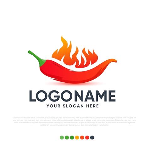 Premium Vector | Chilli logo design premium vector