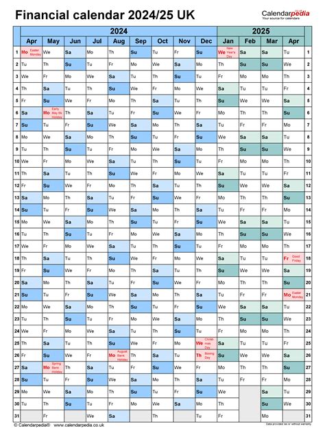 Financial Monthly Calendar 2024 Drona Ginevra