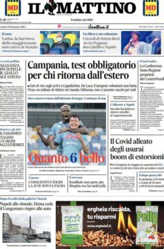 La rassegna stampa di oggi lunedì 28 settembre 2020