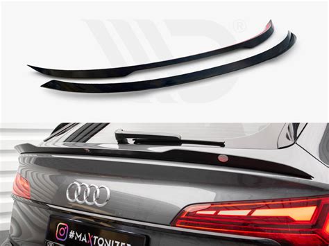 Lower Spoiler CAP Audi SQ5 Q5 S Line Sportback Mk 2 Facelift Maxton