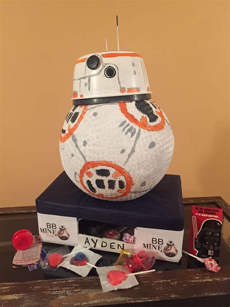 Bb8 Droid Star Wars Valentine Day Box Star Wars Valentines Box Star Wars Valentines