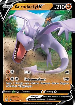 Aerodactyl V Verlorener Ursprung Sammelkarten Datenbank Pokemon De