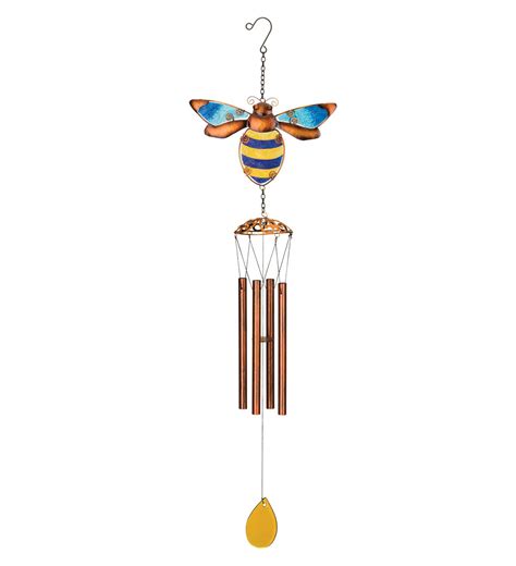 Bumble Bee Glass Metal Wind Chime Archway Variety