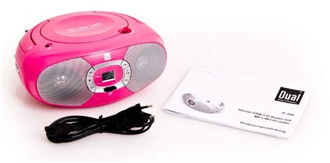 Kinder Mädchen Stereoanlage Tragbar Cdmp3 Player Radio Usb Boombox Pink Rosa Ebay