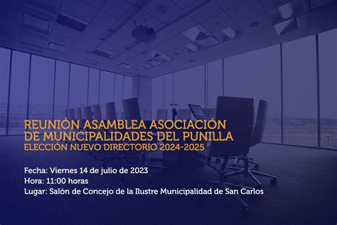 Asociación Punilla Viernes 14 de julio a las 11 00 h se realizará