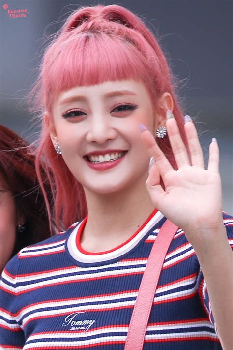 Because Minnie On Twitter Pink Hair G I Dle Minnie G Idle Minnie