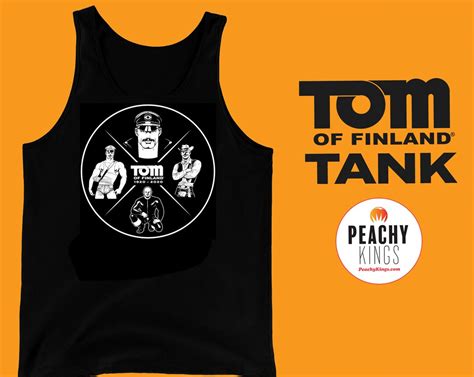 Tom Of Finland Tank Top Years Gay Leather Pants Boots Kinky T Shirt Mens Etsy