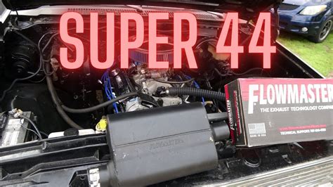 Flowmaster Super 44s Stock Small Block Chevy 350 Youtube