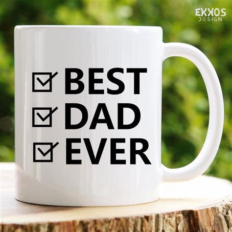 Best Dad Ever Mok Vaderdag Cadeau Vaderdag Vaderdag Cadeau Met