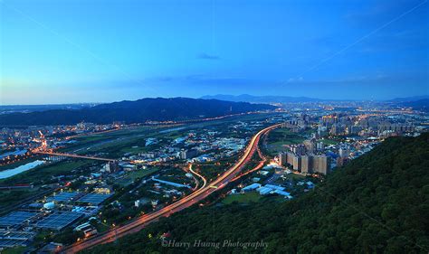 2 Mg 6793 三峽鳥瞰 三峽 鶯歌 大漢溪 高速公路 交流道 三鶯大橋 北二高 鳶山 黃昏 夜景 台北縣 三峽鎮 新北市 Sansia Taipei County Taiwan