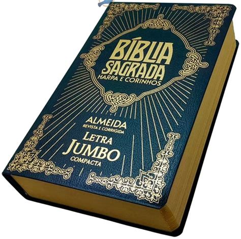 Bíblia ARC Harpa e Corinhos Letra Jumbo Capa Coverbook