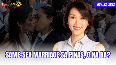 Politiskoop With Rep Geraldine Roman Same Sex Marriage Sa Pinas G