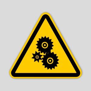 Moving machinery hazard (pictogram)