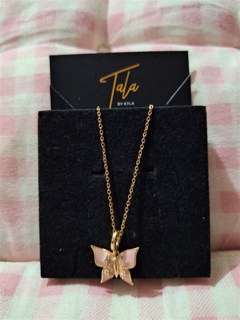 Tala By Kyla Necklace Pink Butterfly Women S Fashion Jewelry