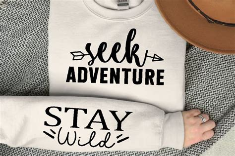 Seek Adventure Svg Sleeve Svg Design