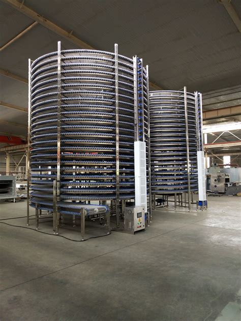 Bread Spiral Conveyor Cooling Tower Machine For Bakery Industry China