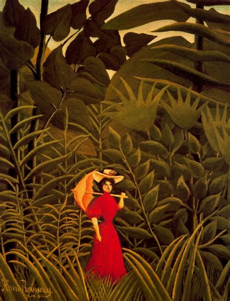 Painting of Henri Rousseau artist, Henri Rousseau paintings