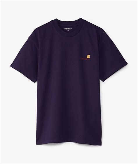 Carhartt Wip American Script T Shirt En Color Preto Svd