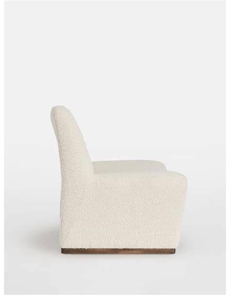 Lovett Armchair Boucle Natural Soho Home