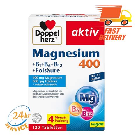 Doppelherz Magnesium B B B Fols Ure X Tabletten Sport Ebay