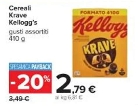 Cereali Krave Kellogg S Gusti Assortiti 410 G Offerta Di Carrefour Iper