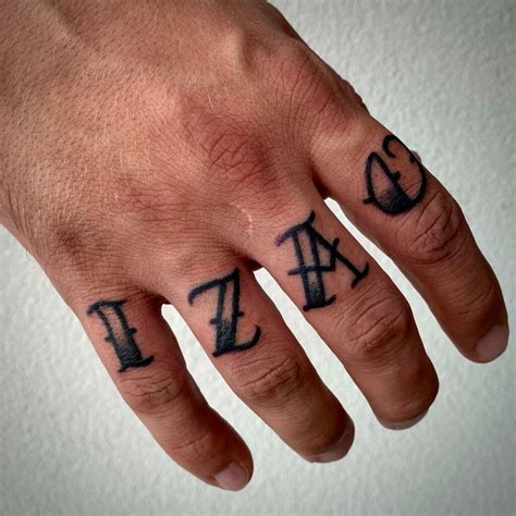 Traditional Knuckle Tattoo Font