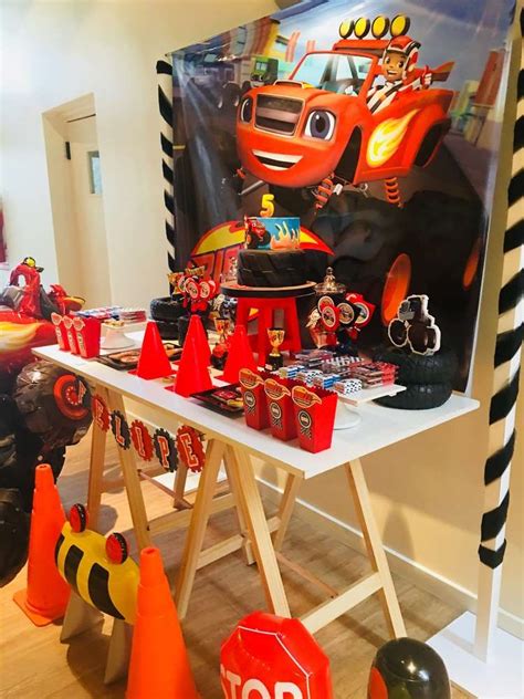 Blaze And The Monster Machine Birthday Party Ideas Photo 1 Of 21