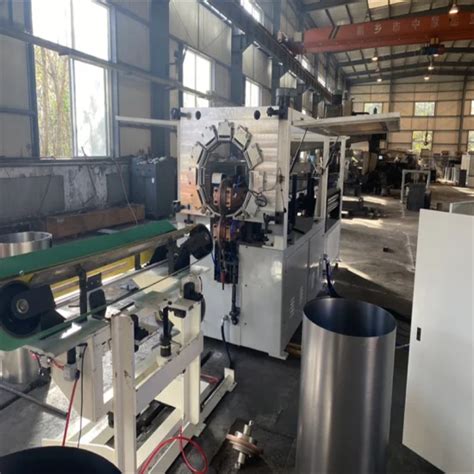 L Steel Drum Resistance Seam Welding Production Line Steel Drum