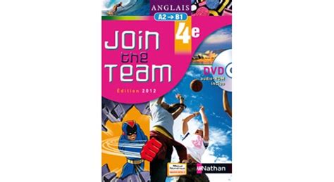 Anglais Join the Team 4e site ressources élève Éditions Nathan