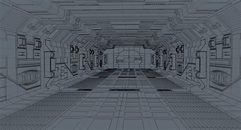 3D Model Spaceship Interior - TurboSquid 1810082