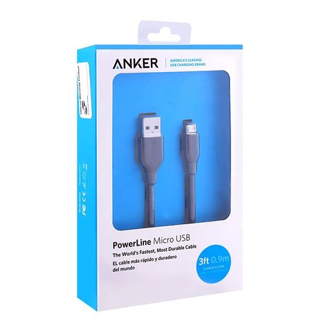 Purchase Anker PowerLine Micro USB Android Cable 3ft A8132H11 Online