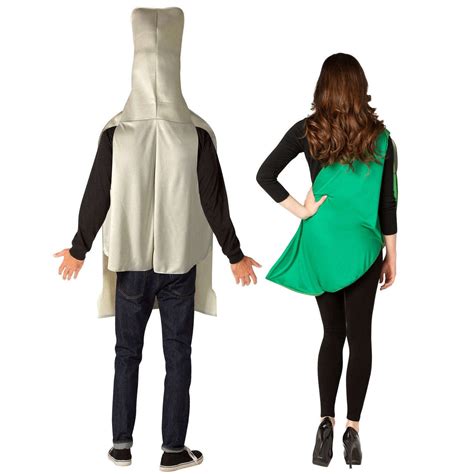 Tequila Bottle And Lime Slice Adult Couple Costume Abracadabranyc