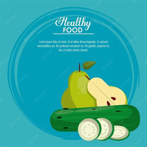 Premium Vector Healthy Food Infographic Concept