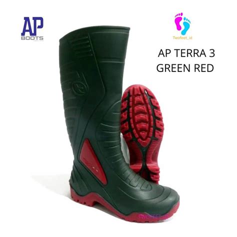 Jual SEPATU AP BOOTS TERRA 3 AP BOOTS TERRA 3 WARNA HIJAU MERAH