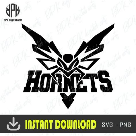 Hornets Svg, Hornet Mascot Svg, Hornets Team Svg, Hornet Silhouette Svg ...