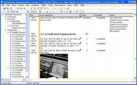 IBM Rational DOORS file extensions