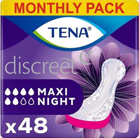 Tena Discreet Maxi Night Incontinence Pads For Women Specifically