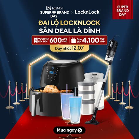 Đại Lộc LocknLock Săn Deal là Dính Bùng nổ Ưu đãi lên đến 50 tại