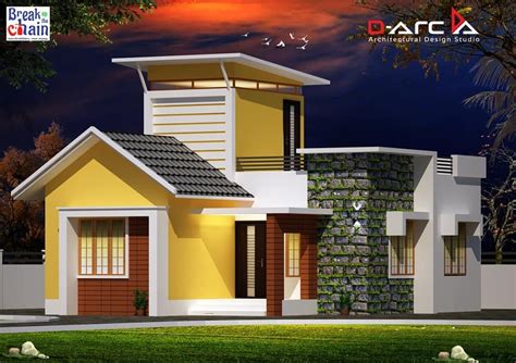 800 Sq Ft 2bhk Contemporary Style Single Floor House And Free Plan 13 Lacks Home Pictures