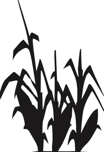 Corn Stalk Silhouette at GetDrawings | Free download